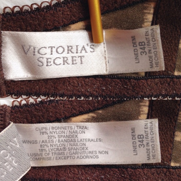 Victoria's Secret Animal Print Lined Demi Bra - Picture 10 of 10